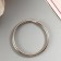 Baste for the armor ring metal silver 2.5x2.5 cm