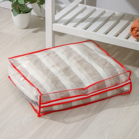 Cofr for storing things, 53 × 45 × 15 cm, transparent, color castle mix-8