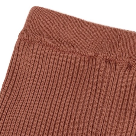 Pants for girls, height 98 cm, brown color-3