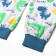 Pajamas for boys, gray/dino color, height 116 cm
