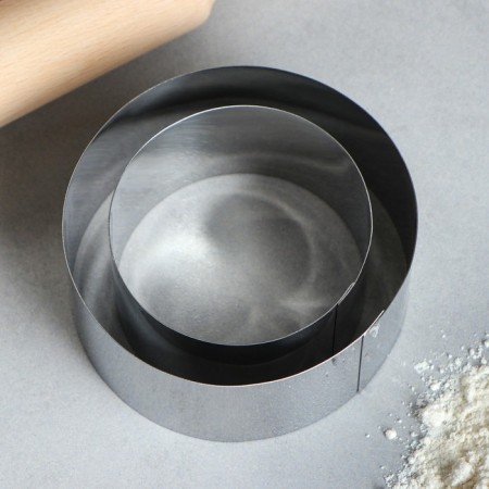 A set of baking forms and calculation "Circle", D-10, H-5 cm, 2 pcs-1