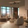 Ceiling chandelier Mantra capuccina, LED, 3100LM, 3000K, 292 mm, black color