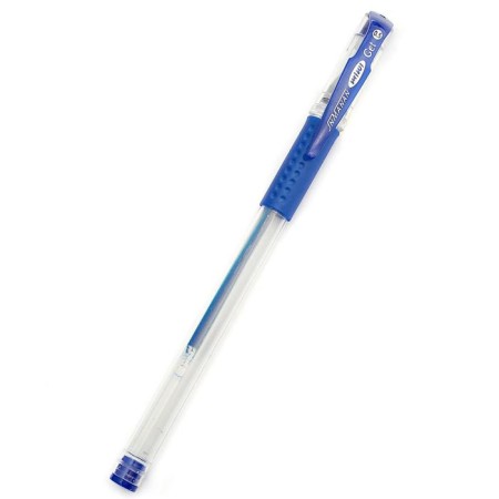A set of gel pens, 5 colors, metallic, with rubber holders, mix-2