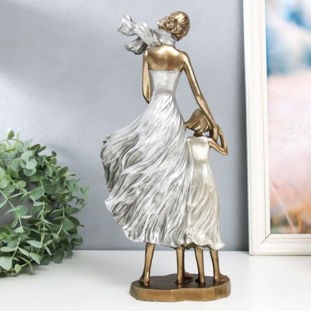 Souvenir Polystone "Mom and Daughter" 9x16.5x33 cm-2