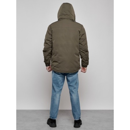 Male jacket, size 48, khaki color-10