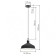 Suspended PL2 BK/RC Metal, E27, Max 60W