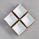 NEGIN MENAZHNIK, 4 pcs: 300 ml, wooden base, porcelain, Iran