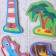A set of bath toys "Pirates" 8 pieces with a grid + net, crush me