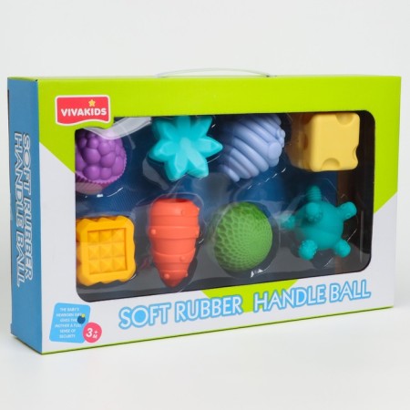 A set of developing toys "Tactile balls", 8pcs-6