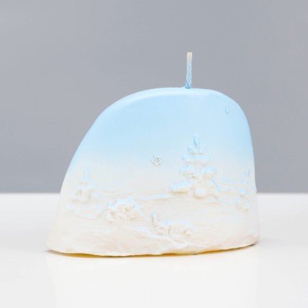 Figure candle "Snake with a blue sky. Symbol of the year 2025."-7