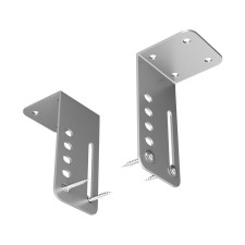 Mounting corner adjustable for profiles, 2 pcs