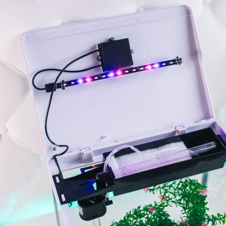 The Seastar HX-390F Aquarium includes: LED lamp 3 color, 7 modes, filter, 30 l, white-3