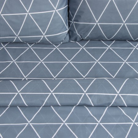 Bed linen 2 joint venture and I "Geometry" 173*215cm, 175*214cm, 50*70cm-2pcs, 60g/m2, microfiber-1