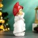 Figure "Girl with New Year's Wreath" 17cm
