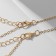Kulons "Uzolnutors" Pill, white color in gold, 45 cm