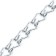 Metal collar with eco -leather insert, 60 cm x 3 mm