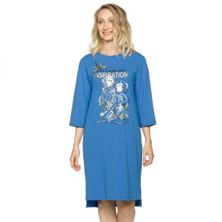 Female dress, size Xs, blue color