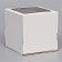 Confectionery packaging with a window, 23 x 23 x 22 cm