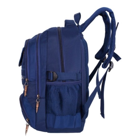 Youth backpack 40 x 28 x 14 cm, ergonomic back, Monkking, W202 Blue-1