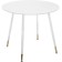 Wooden table Bianka 80x75 White stained metal, white 80x80x75 cm