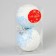 Set of balls plastic D-8 cm, 2 pcs "Winter Lighting" of the White and Blue