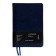 Deliciper of Leduced A5, 136 sheets in a ruler, leatherette "Nebraska", silver cut, blue