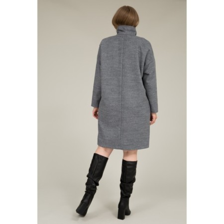 Women's dress, size 50, gray color-4