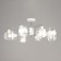 Cutilux CL140180, 76x76x31 cm, 8x60W, e14, light color is light