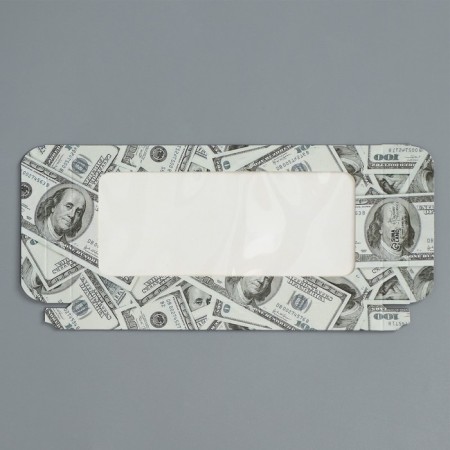 Chocolate box, confectionery packaging, “bribe”, with a window, 17.3 x 8.8 x 1.5 cm-5