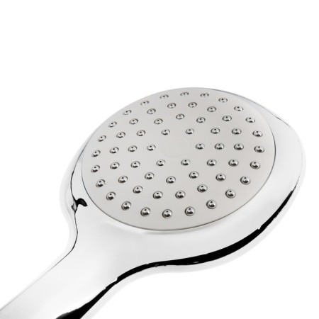 A set of showers for stationary zein mixers, square shape, plastic, white/chromium-7