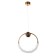 Lamp Bayerlux "Shant" LED 14W 4000k gold 30x3x34-120 cm
