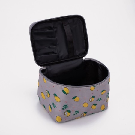 Lightning cosmetic bag, gray color-2