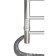 The electric heated towelputor "Sanprise" Aurora P8, 500x800 mm, with a shelf, left, chrome