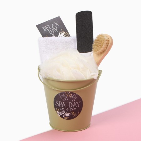 Set of Gift "SPA Day" towel and accessories