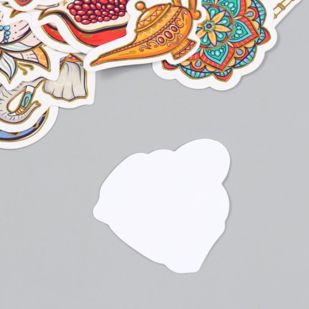 Stickers for creativity "East" embossing gold set 48 pcs 9x7x0.8 cm-4