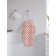 Apron of a kitchen with a photo print "hearts", adjustable, size OS