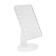 Luazon KZ-06 mirror, backlight, 26.5 x 16 x 12 cm, 16 diodes, sensory button, white