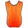 Football shirt on elastic band, orange color