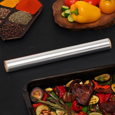 Foil aluminum food "Upak Land" 29 cm x 5 m, 9 μm