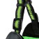 Super-furry harness with reflective firmware, girth 48-54 cm, green