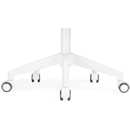 Computer chair Kolin with a pillow metal/eco -leather/plastic, white/transparent 46x64x86 cm-8