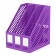 Paper tray is vertical 3-section, assembly Erich Krause Classic, Vivid, purple