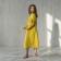 Shifu robe, size m, mustard color