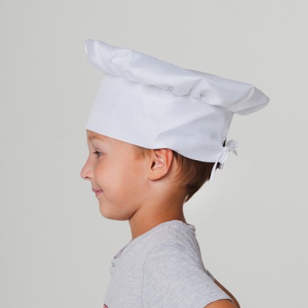 Carnival cap "cook", head cover 53-57 cm, white color-1