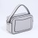 Bag Cross-Bodi with a zipper, gray color