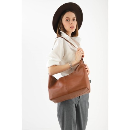 Bag-bag, lightning department, adjustable belt, brown color-3