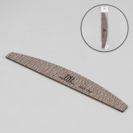 File - emery, abrasiveness 100/180, 18 cm, brown color