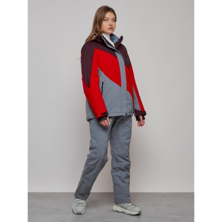 Ski suit female, size 58, red color-2