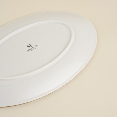 Porcelain SL Home "Wave in Stone", 30.5 × 20 cm, white color-3