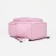 Young backpack from textiles on lightning, 5 pockets, pink color